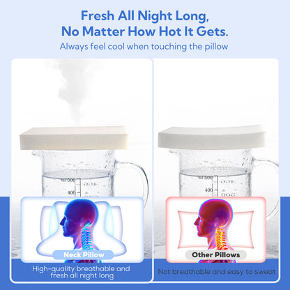 Cervical Neck Pillow for Sleeping, Ergonomic Side Sleeper Pillows