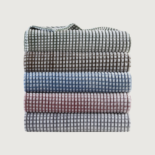 Bezzze Carved Plush Blanket Full, Twin