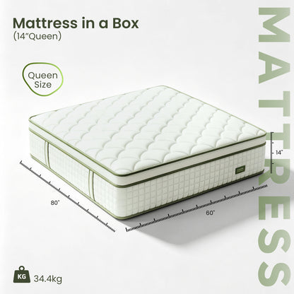 Bezzze Twin Mattress, 10 inch Hybrid Medium Firm Memory Foam Mattress in a Box, Individual Pocket Springs, Pressure Relief, CertiPUR-US Certified