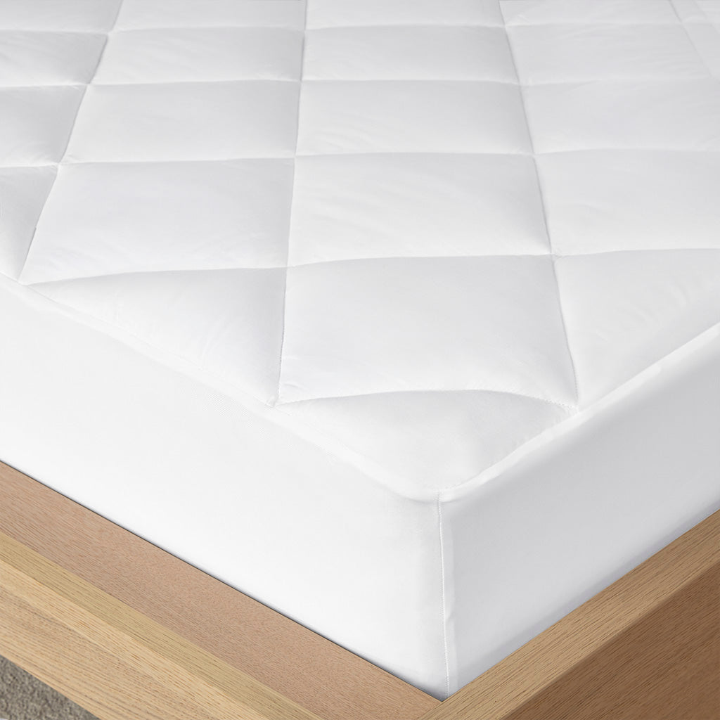 Bezzze 300 Thread Count Cotton Sateen Waterproof Mattress Pad
