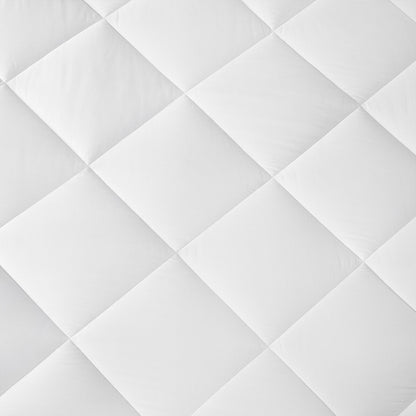 Bezzze 300 Thread Count Cotton Sateen Waterproof Mattress Pad