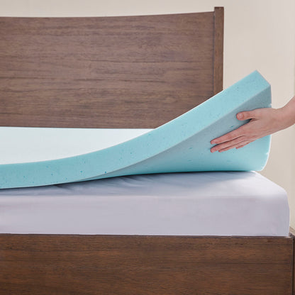 Bezzze All Season Reversible Hypoallergenic Cooling Mattress Topper