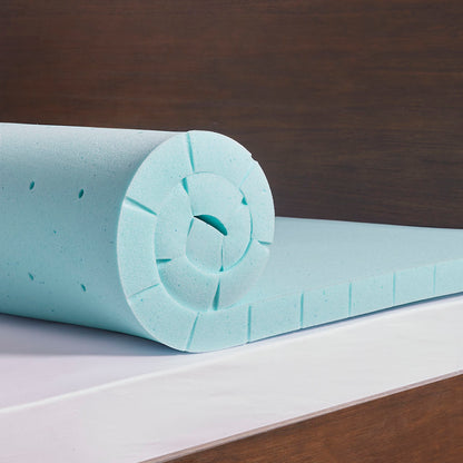 Bezzze All Season Reversible Hypoallergenic Cooling Mattress Topper