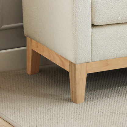 Bezzze Ivory Boucle Upholstered Bench