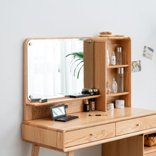 Bezzze Table Dresser 100% Solid Oak Table Dresser with Drawer